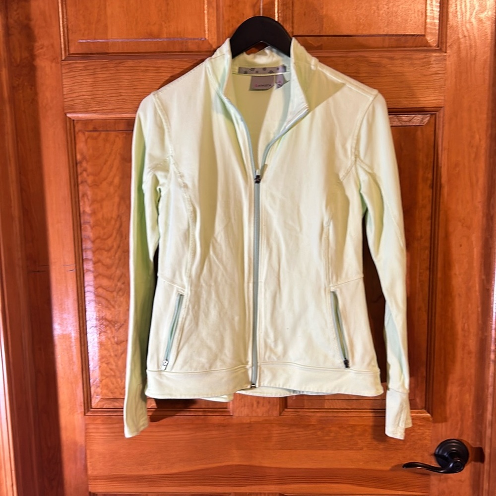 Athleta Women’s Full Zip W/Pockets/Thumb Holes Size Med-EUC